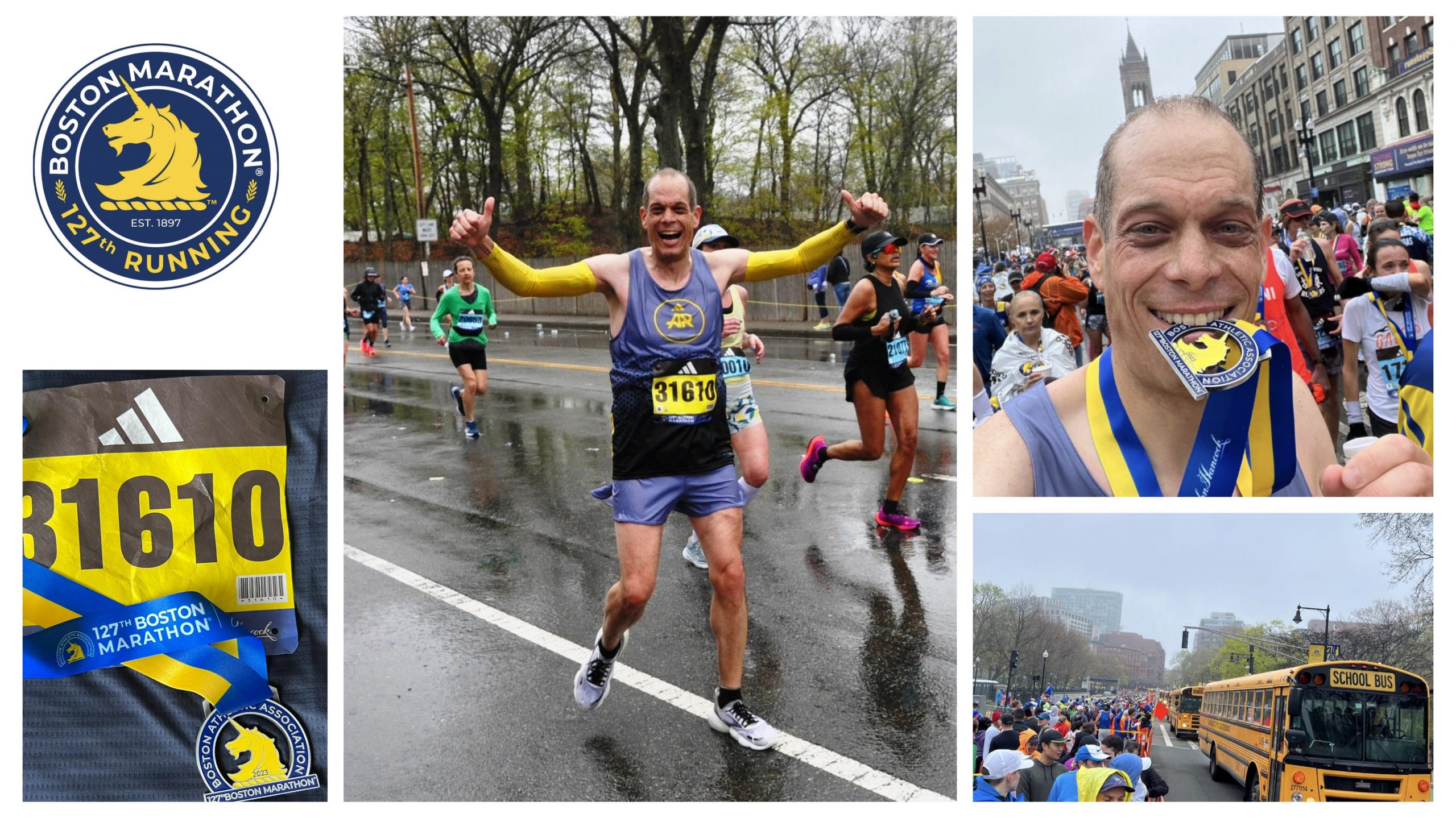 127. Boston Marathon (Massachusetts/USA), 17.04.2023 LLG Wustweiler